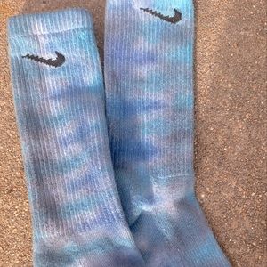 Custom Nike tie dyed socks